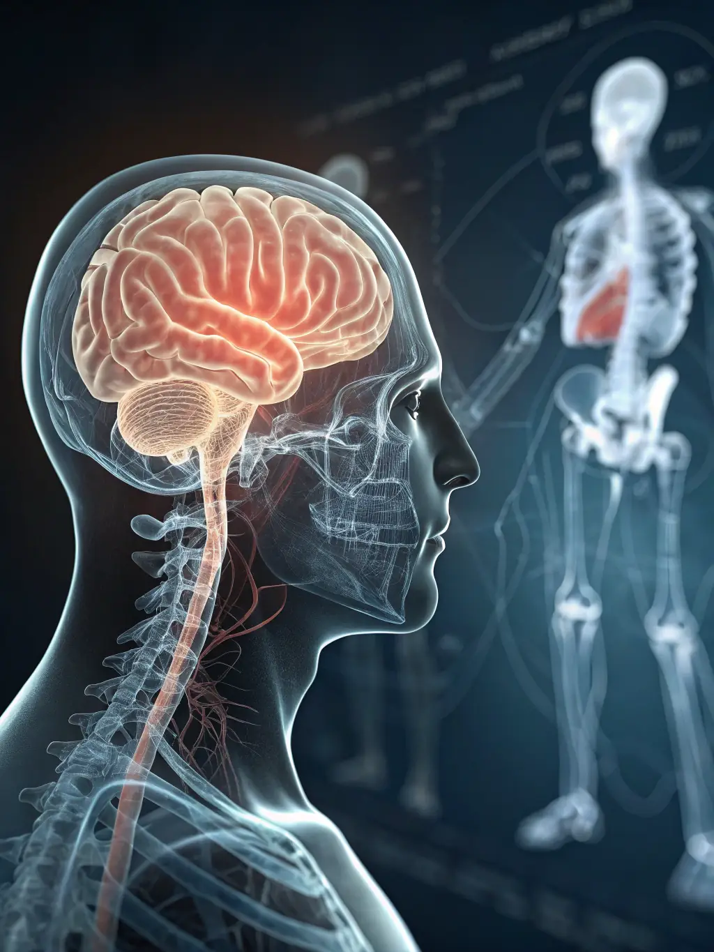 A medical image showing AI-detected brain tumors and cancer cells, highlighting Artilligen's contribution to early and accurate medical diagnoses.